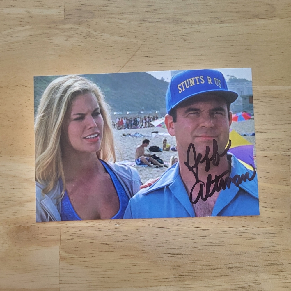 Jeff Altman Baywatch Hand Signed 4x6 Autograph